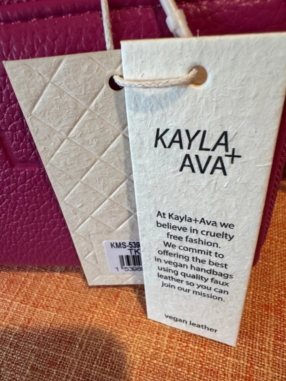 Kayla Ava Fuchsia Mini Handbag & Wallet Set - Picture 4 of 5